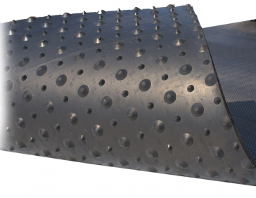 studded mat on roll