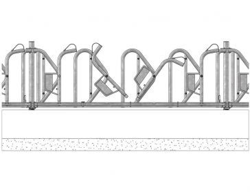 Openline self-locking feed front