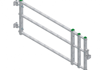 Spinder's extendable cow traffic gate Slider