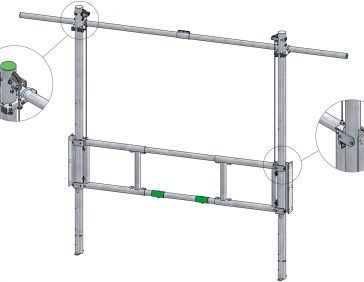 Draw gate heavy duty: lift