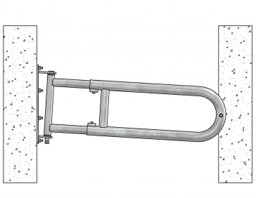 Self-closing gate