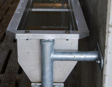 Spinder stainless steel classic drinking trough