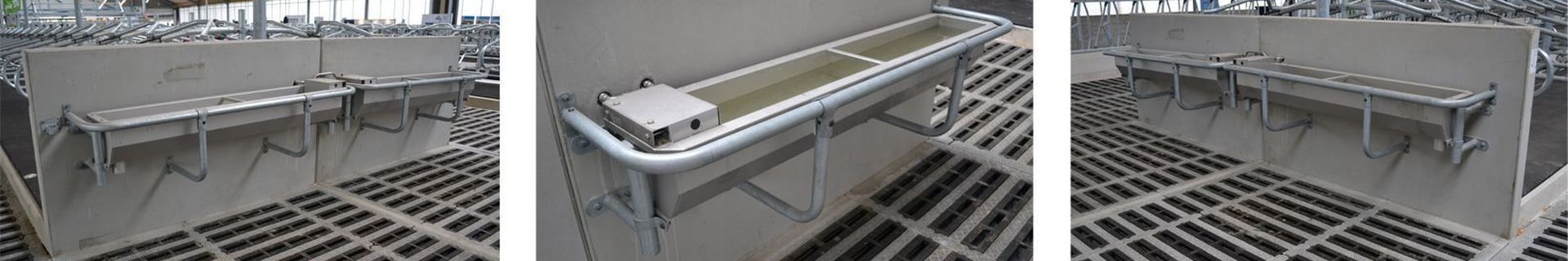 Spinder stainless steel drinking trough