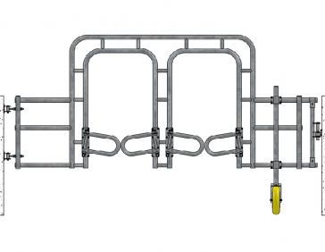 Pasture gate double